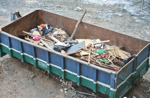 construction waste disposal process in London Fields