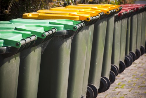 Modern waste management technology in East London