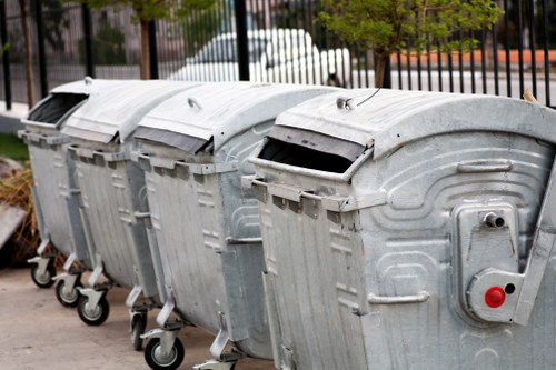 Recycling builders waste in East London facilities