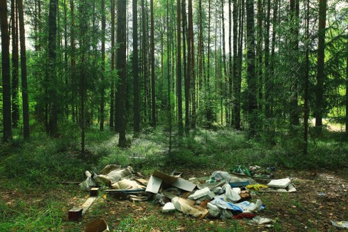 Local community discussing sustainable waste practices