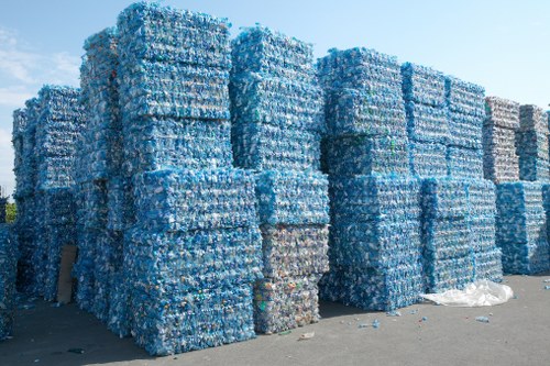 Construction debris sorting and recycling in East Ham